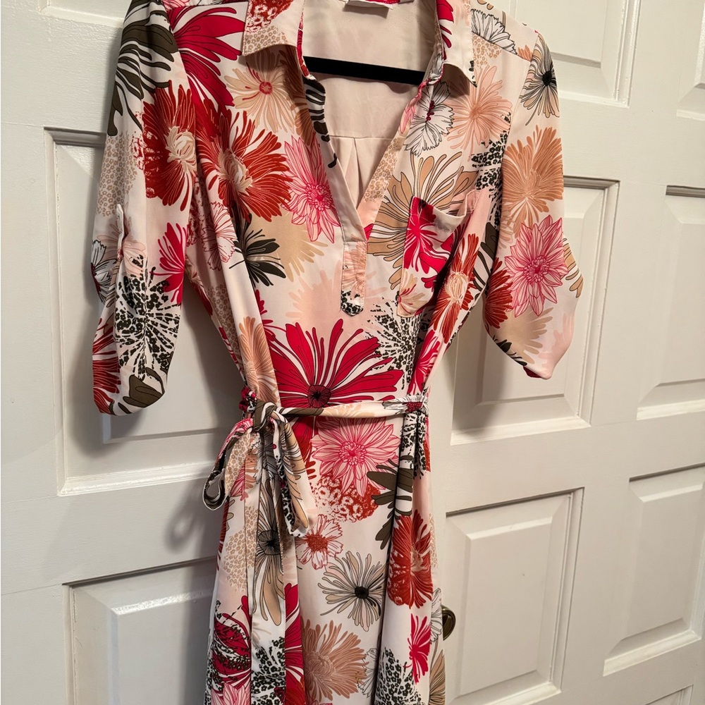 Floral Wrap Dress